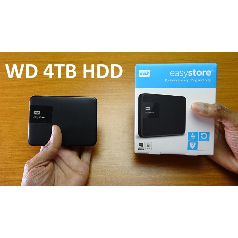 wd 4tb external hard drive format for mac